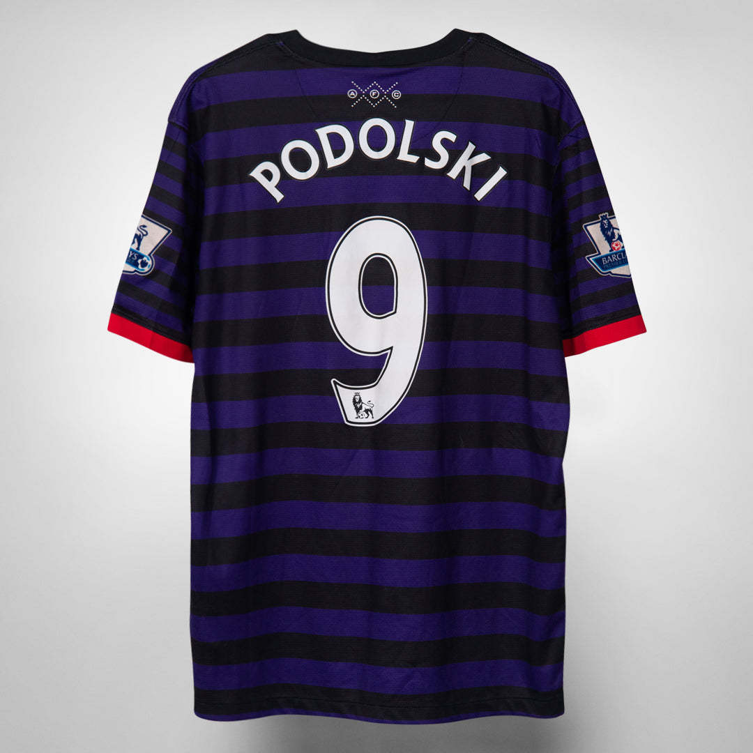2012-2013 Arsenal Nike Away Shirt #10 Lukas Podolski - Marketplace