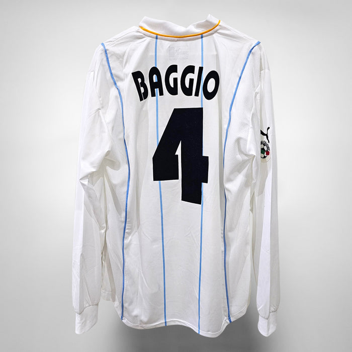 2003-2004 Lazio Puma Match Worn Third Shirt #4 Dino Baggio - Marketplace