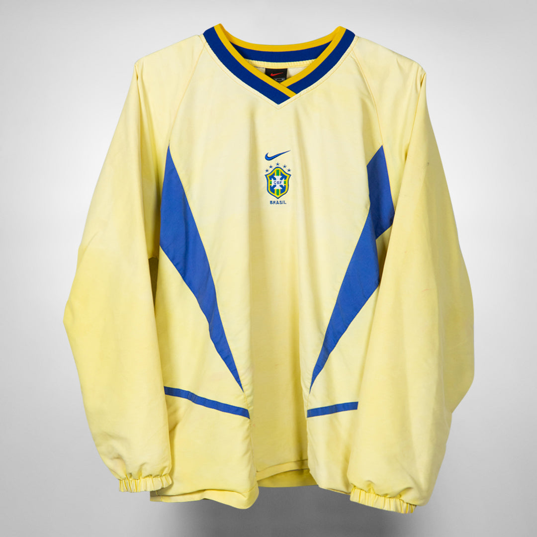 2003 Brazil Nike Training Jumper - Marketplace, Classic Football Shirts, Vintage Football Shirts, Rare Soccer Shirts, Worldwide Delivery, 90's  Football Shirts
