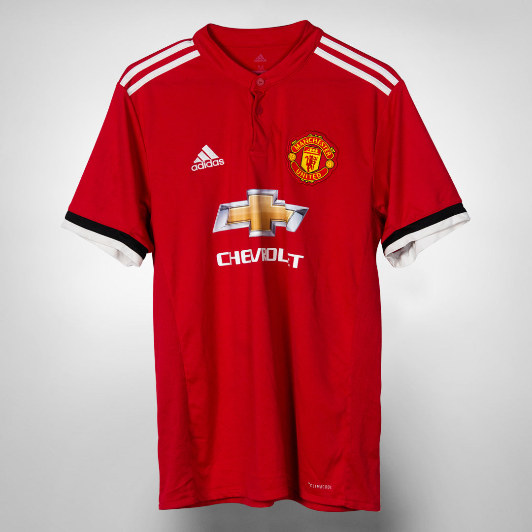 2017-2018 Manchester United Adidas Home Shirt - Marketplace