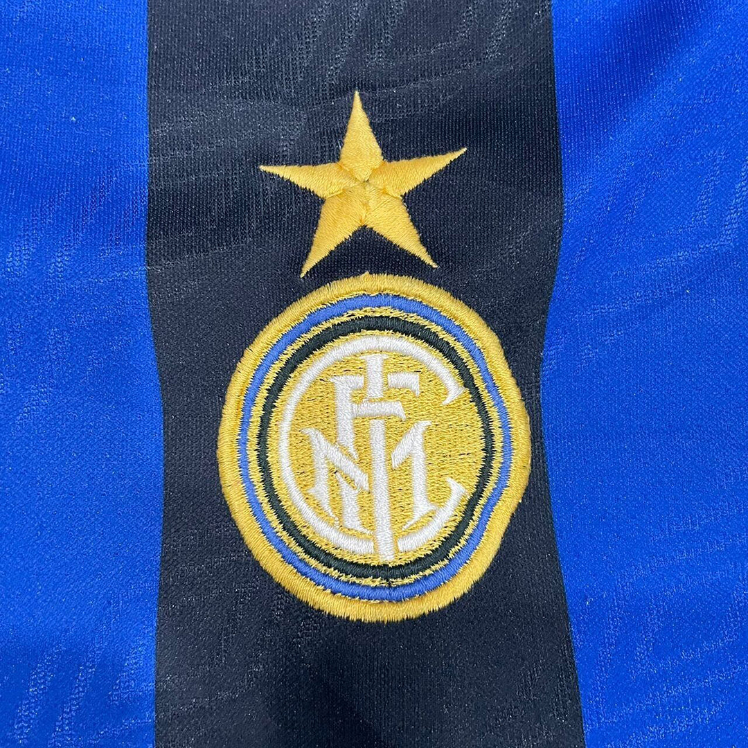 1995-1996 Inter Milan Umbro Home Shirt #6 Roberto Carlos - Marketplace