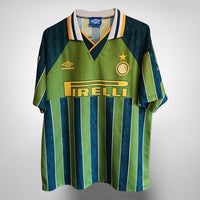 1995-1996 Inter Milan Umbro Away Shirt #6 Roberto Carlos - Marketplace