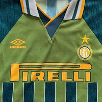 1995-1996 Inter Milan Umbro Away Shirt #6 Roberto Carlos - Marketplace
