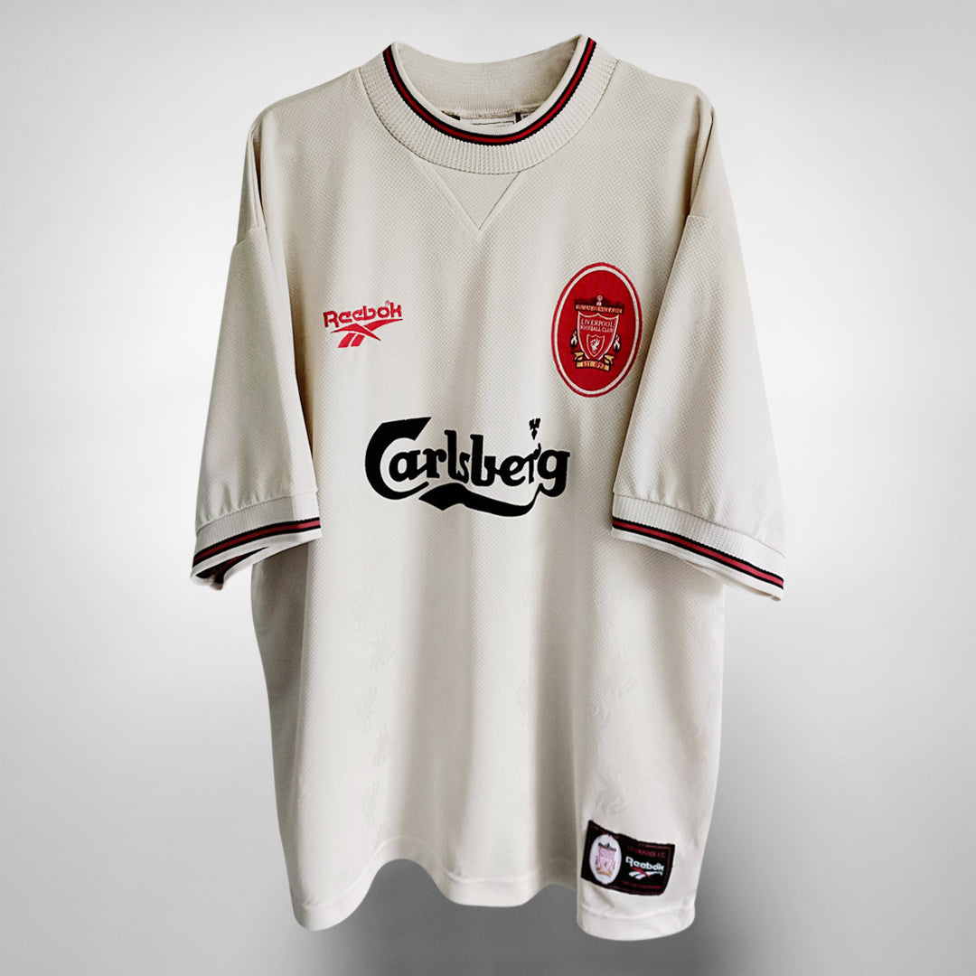 1996/98 Liverpool Home L/S Shirt McManaman #7 (M) 8.5/10