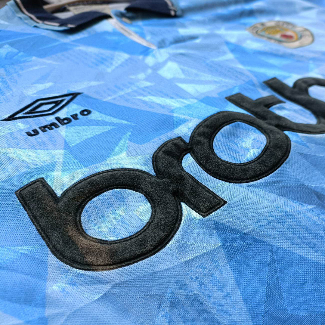 1989 1991 Manchester City Umbro Home Shirt Marketplace Classic Football Shirts Vintage Football Shirts Rare Soccer Shirts Worldwide Delivery 90 s Football Shirts Manchester United Arsenal Juventus