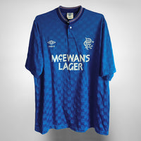 1987-1990 Glasgow Rangers Umbro Home Shirt