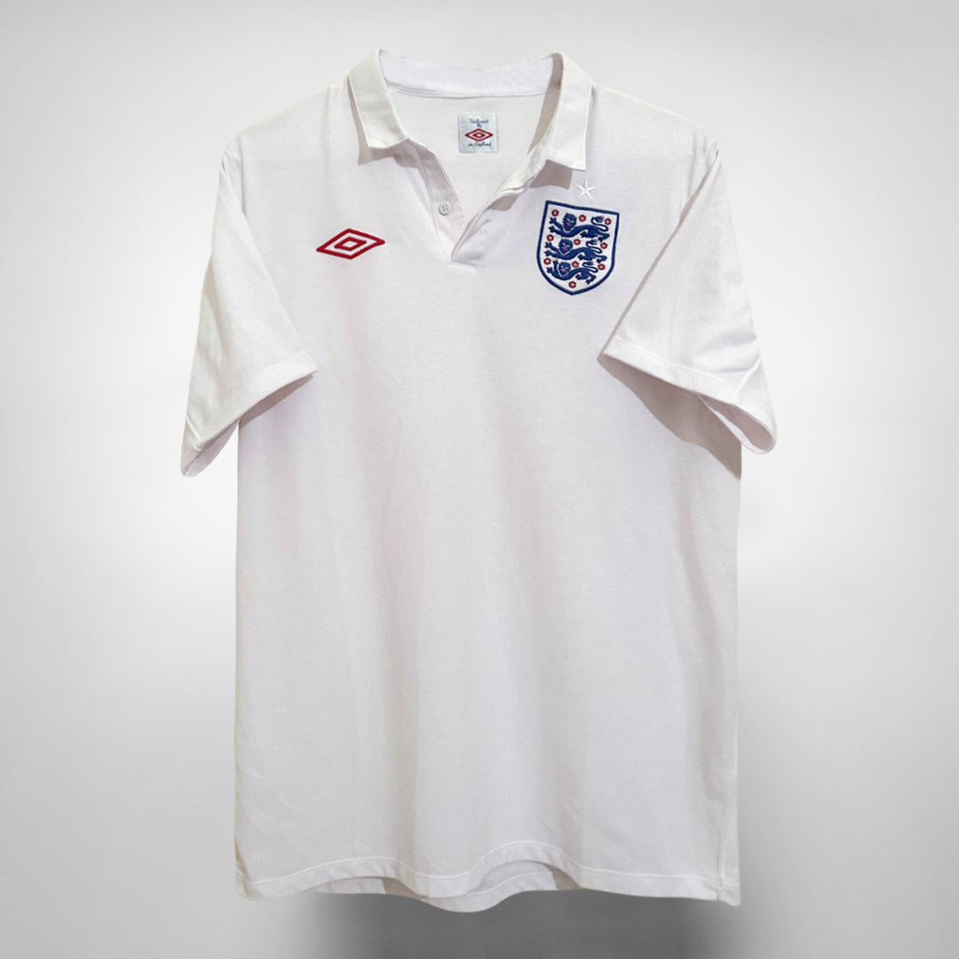 2010-2011 England Umbro Home Shirt - Marketplace