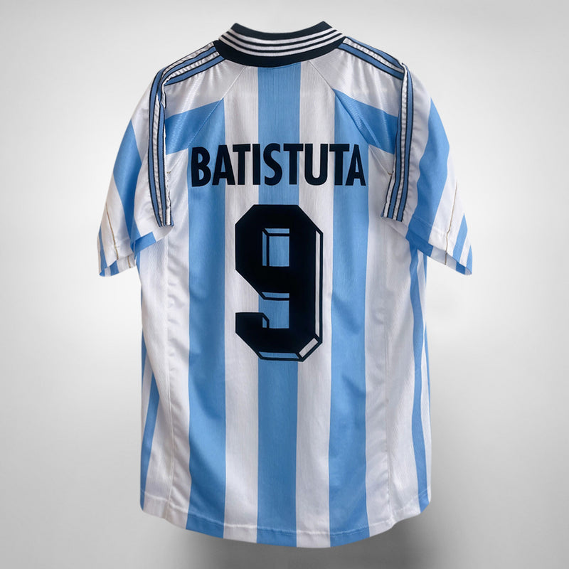 1998-1999 Argentina Adidas Home Shirt #9 Batistuta - Marketplace