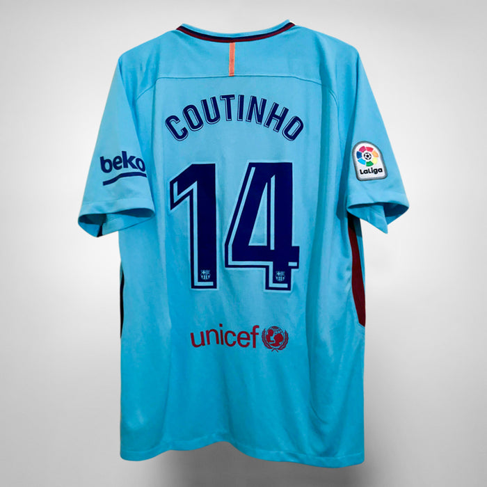 2017-2018 Barcelona BNWT Nike Away Shirt #14 Philippe Coutinho Marketplace