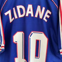 1998-2000 France Adidas Home Shirt #10 Zinedine Zidane - Marketplace