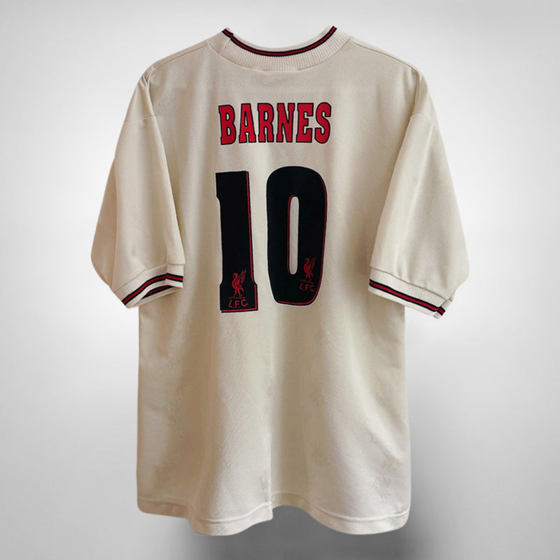 1996-1997 Liverpool Reebok Away Kit #10 Barnes - Marketplace