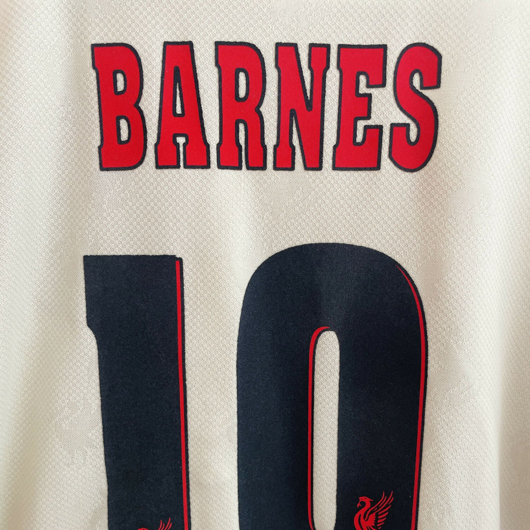 1996-1997 Liverpool Reebok Away Kit #10 Barnes - Marketplace