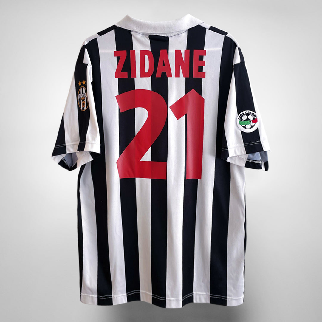 1998-1999 Juventus Kappa Home Shirt #21 Zinedine Zidane - Marketplace