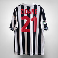 1998-1999 Juventus Kappa Home Shirt #21 Zinedine Zidane - Marketplace