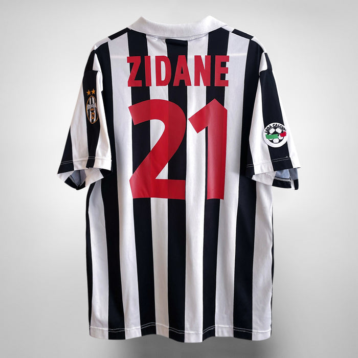 1998-1999 Juventus Kappa Home Shirt #21 Zinedine Zidane - Marketplace