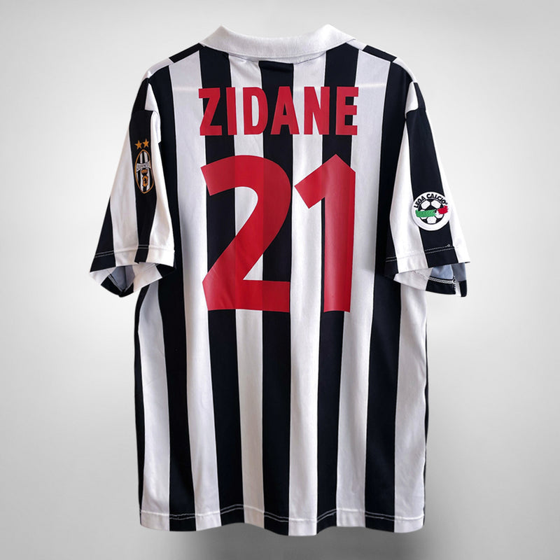 1998-1999 Juventus Kappa Home Shirt #21 Zinedine Zidane - Marketplace