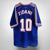 1998-2000 France Adidas Home Shirt #10 Zinedine Zidane - Marketplace