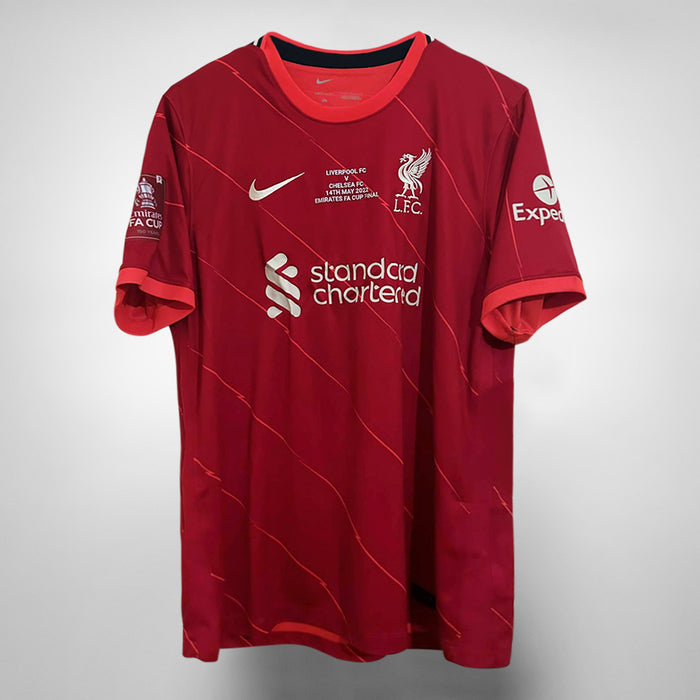 2021-2022 Liverpool BNWT Nike FA Cup Final Home Shirt #6 Thiago Alcantara - Marketplace