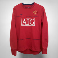 2007-2009 Manchester United Nike Sweatshirt - Marketplace