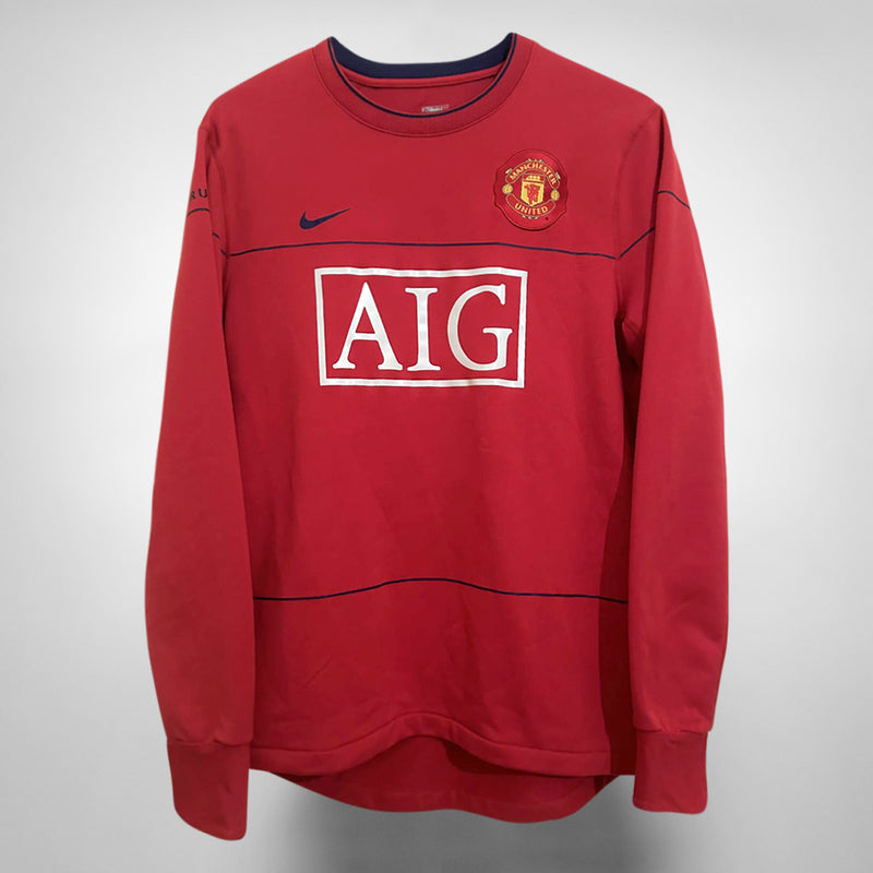 2007-2009 Manchester United Nike Sweatshirt - Marketplace