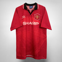 1994-1996 Manchester United Umbro Home Shirt #24 David Beckham - Marketplace