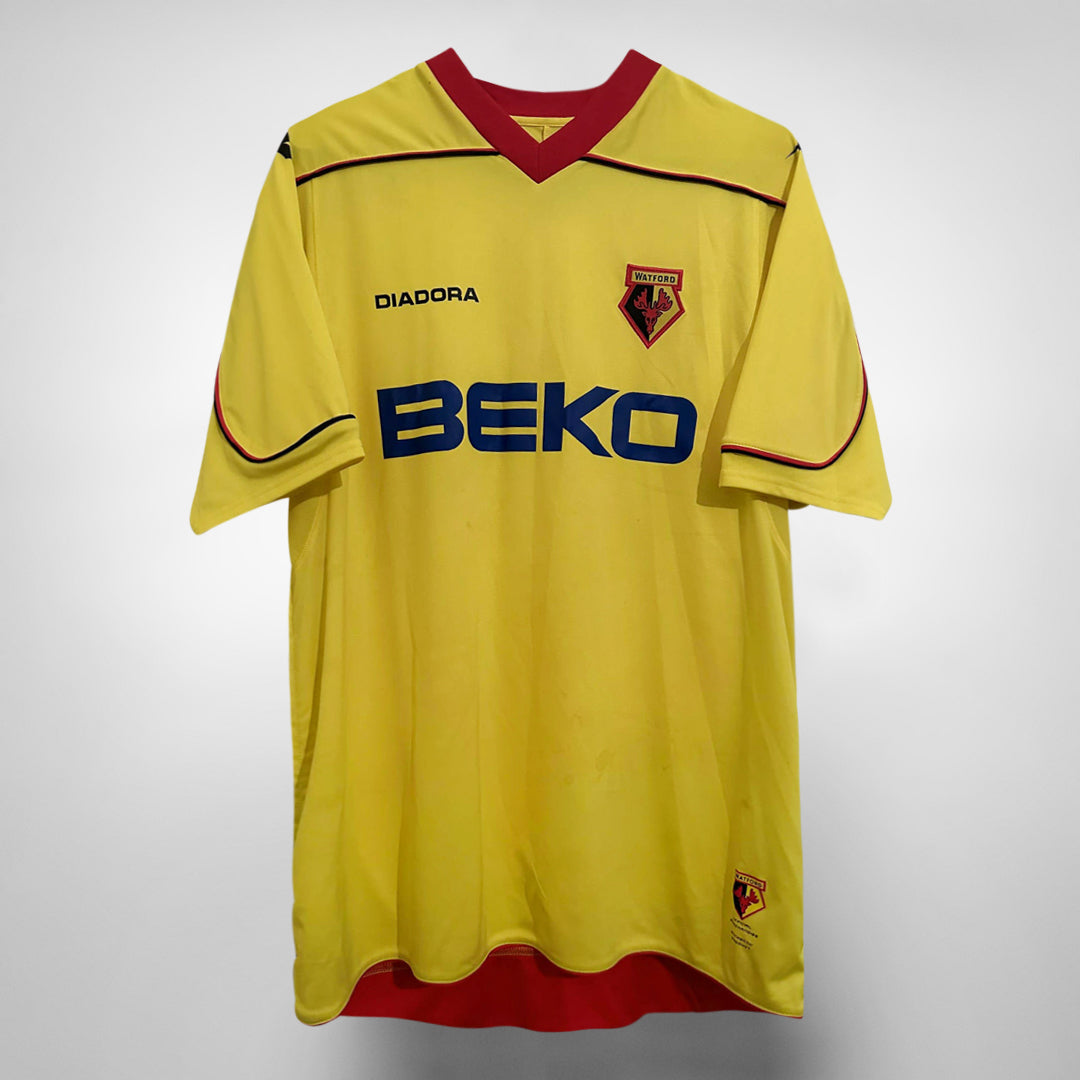 2008-2009 Watford Diadora Home Shirt - Marketplace