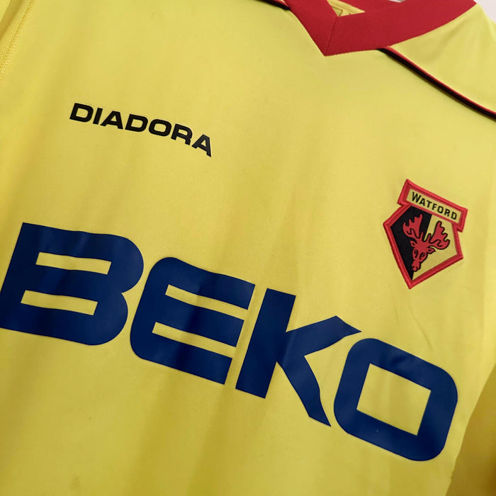 2008-2009 Watford Diadora Home Shirt - Marketplace