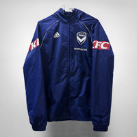 2018-2019 Melbourne Victory Player Spec Adidas Rain Jacket - Marketplace