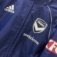 2018-2019 Melbourne Victory Player Spec Adidas Rain Jacket - Marketplace