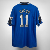 1997-1998 Manchester United Umbro Away Shirt #11 Ryan Giggs - Marketplace
