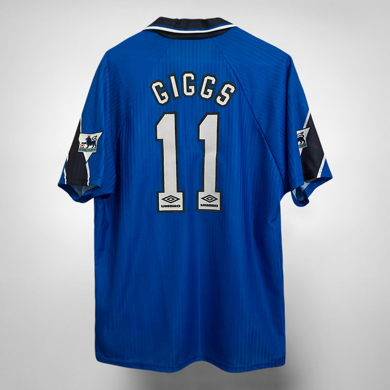 1997-1998 Manchester United Umbro Away Shirt #11 Ryan Giggs - Marketplace