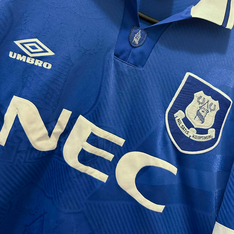 1993-1995 Everton Umbro Home Shirt - Marketplace