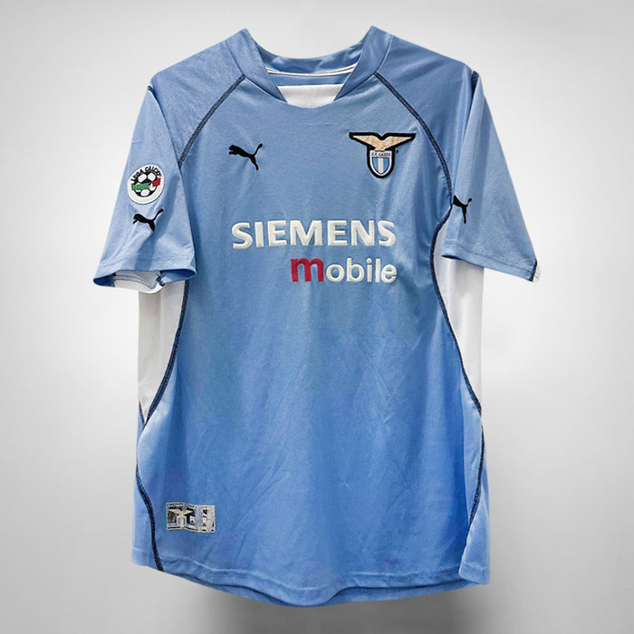 2001-2002 Lazio Puma Player Issue Home Shirt #13 Alessandro Nesta - Marketplace