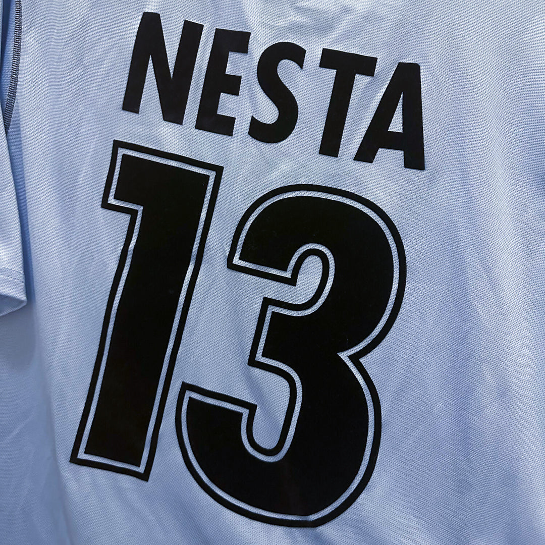 2001-2002 Lazio Puma Player Issue Home Shirt #13 Alessandro Nesta - Marketplace