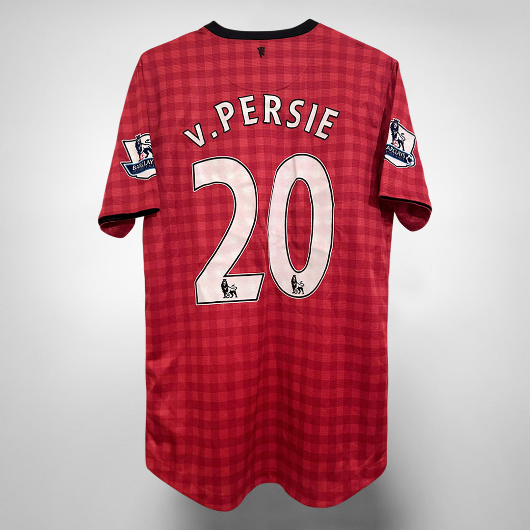 2012-2013 Manchester United Nike Home Shirt #20 Robin Van Persie - Marketplace