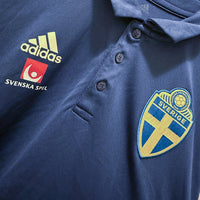 2018-2019 Sweden Adidas Player Spec Presentation Polo Shirt - Marketplace