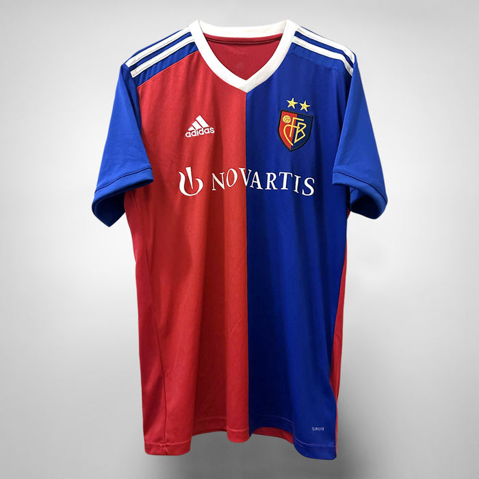 2018-2019 FC Basel Adidas Home 125 Year Home Shirt - Marketplace