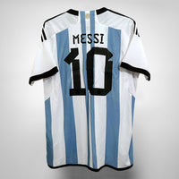 2022-2023 Argentina Adidas BNWT World Cup Winning Home Shirt #10 Lionel Messi - Marketplace