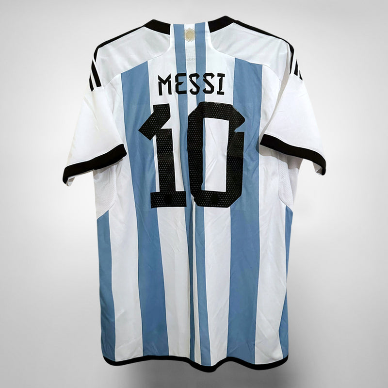 2022-2023 Argentina Adidas BNWT World Cup Winning Home Shirt #10 Lionel Messi - Marketplace