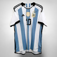 2022-2023 Argentina Adidas BNWT World Cup Winning Home Shirt #10 Lionel Messi - Marketplace