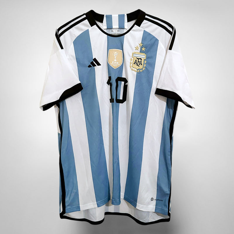 2022-2023 Argentina Adidas BNWT World Cup Winning Home Shirt #10 Lionel Messi - Marketplace