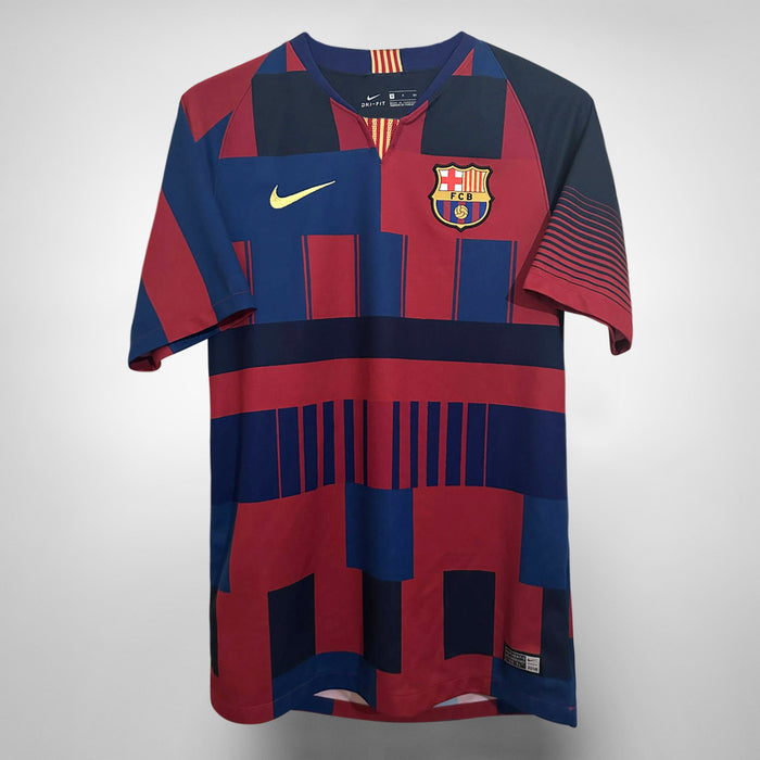 2019-2020 Barcelona Nike Anniversary Mashup Shirt #10 Ronaldinho - Marketplace
