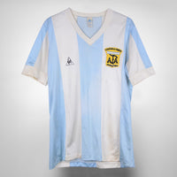 1980-1982 Argentina Le Coq Sportif World Cup Champions Home Shirt - Marketplace
