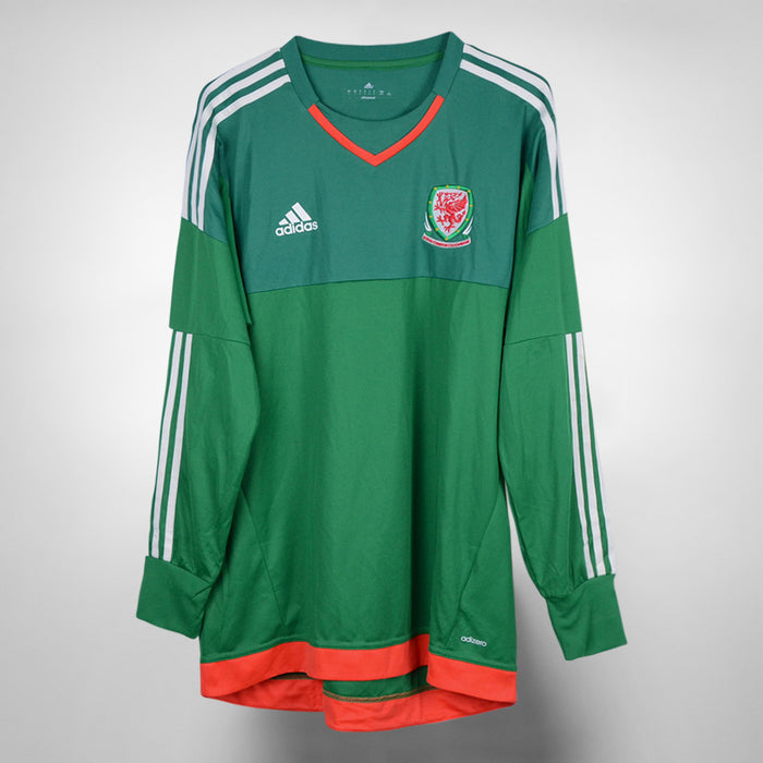 2015-2016 Wales Adidas Player Spec Goalkeeper Shirt - Marketplace