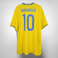 2016-2017 Sweden Adidas Home Shirt #10 Zlatan Ibrahimovic - Marketplace