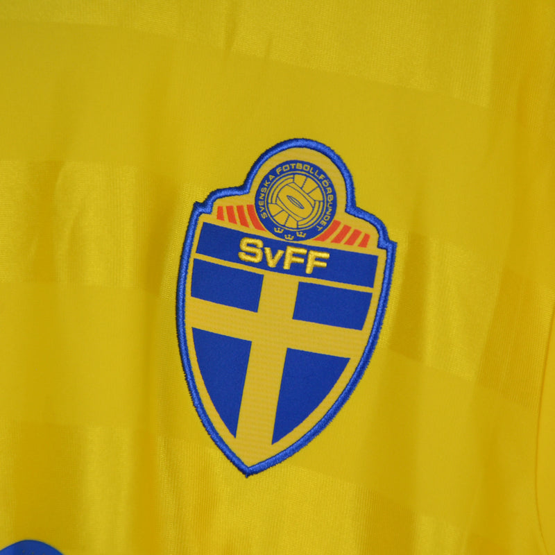 2016-2017 Sweden Adidas Home Shirt #10 Zlatan Ibrahimovic - Marketplace