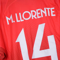 2023-2024 Atletico Madrid Nike Champions League Home Shirt #14 Marcos Llorente - Marketplace