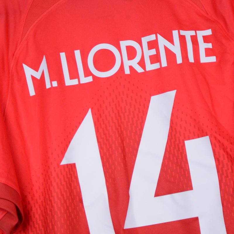 2023-2024 Atletico Madrid Nike Champions League Home Shirt #14 Marcos Llorente - Marketplace