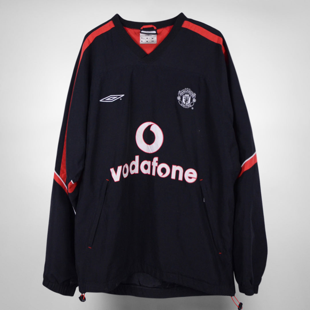2000-2002 Manchester United Umbro Training Track Jumper - Marketplace