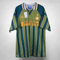 1995-1996 Inter Milan Umbro BNWT Third Shirt #17 Salvatore Fresi - Marketplace